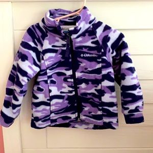2T Columbia Fleece Jacket Camouflage